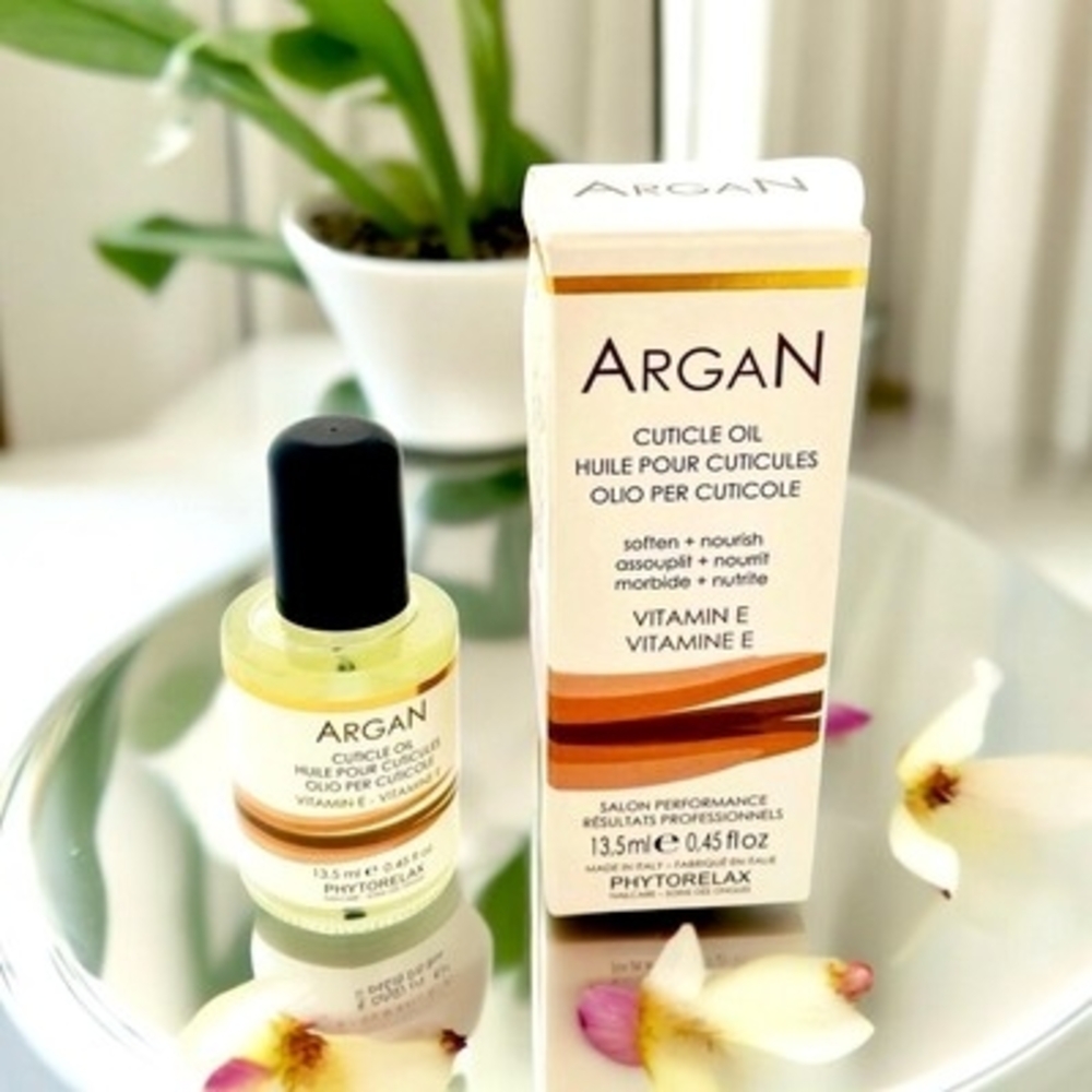 Phytorelax Lab Argan Cuticle Oil with Vitamin E 0.45 Fl.Oz Professional NIB